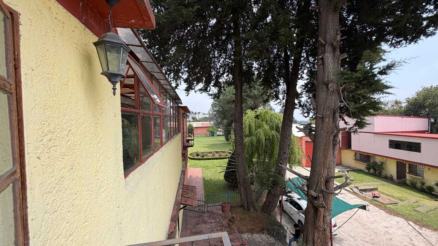 Jardin del predio en Ajusco